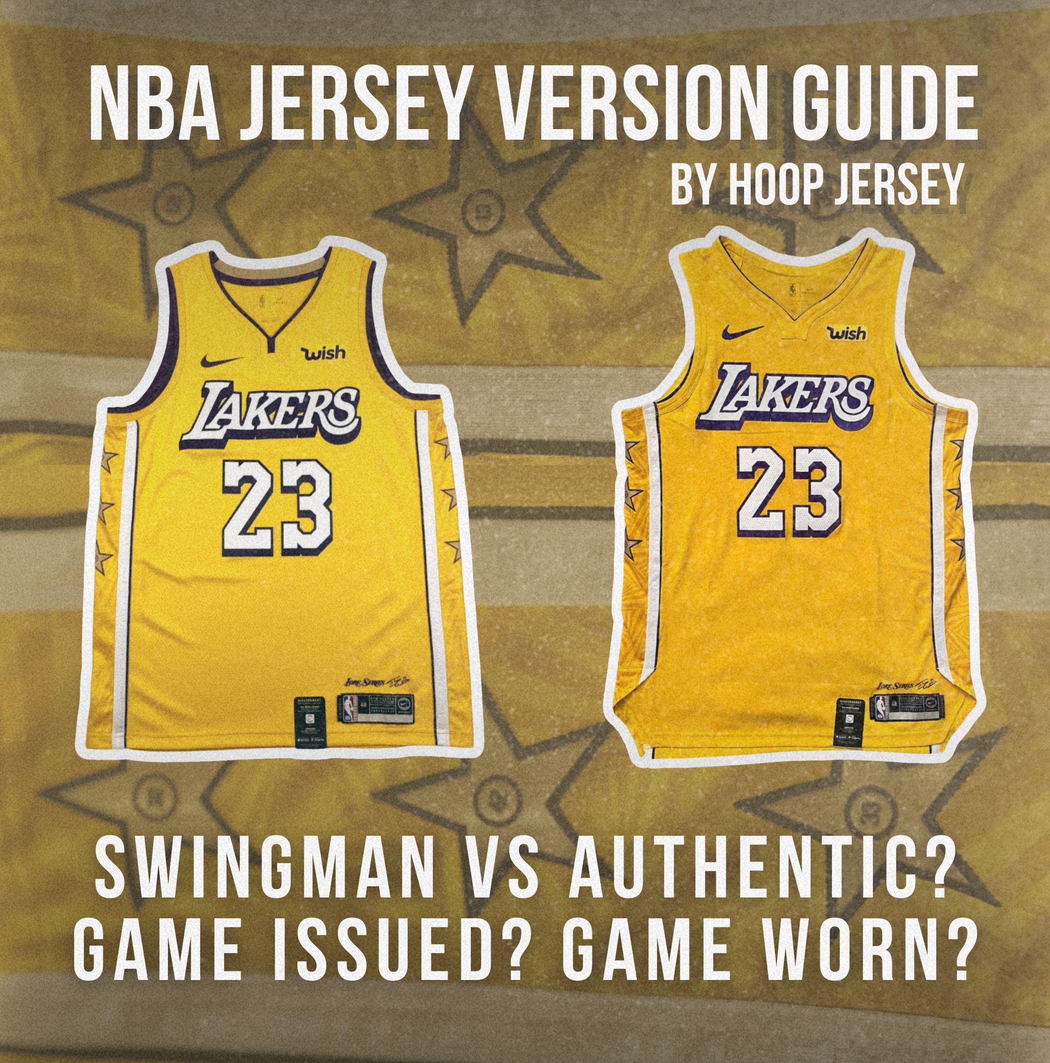 Discover the Grades of NBA Jerseys - Hoop Jersey Store