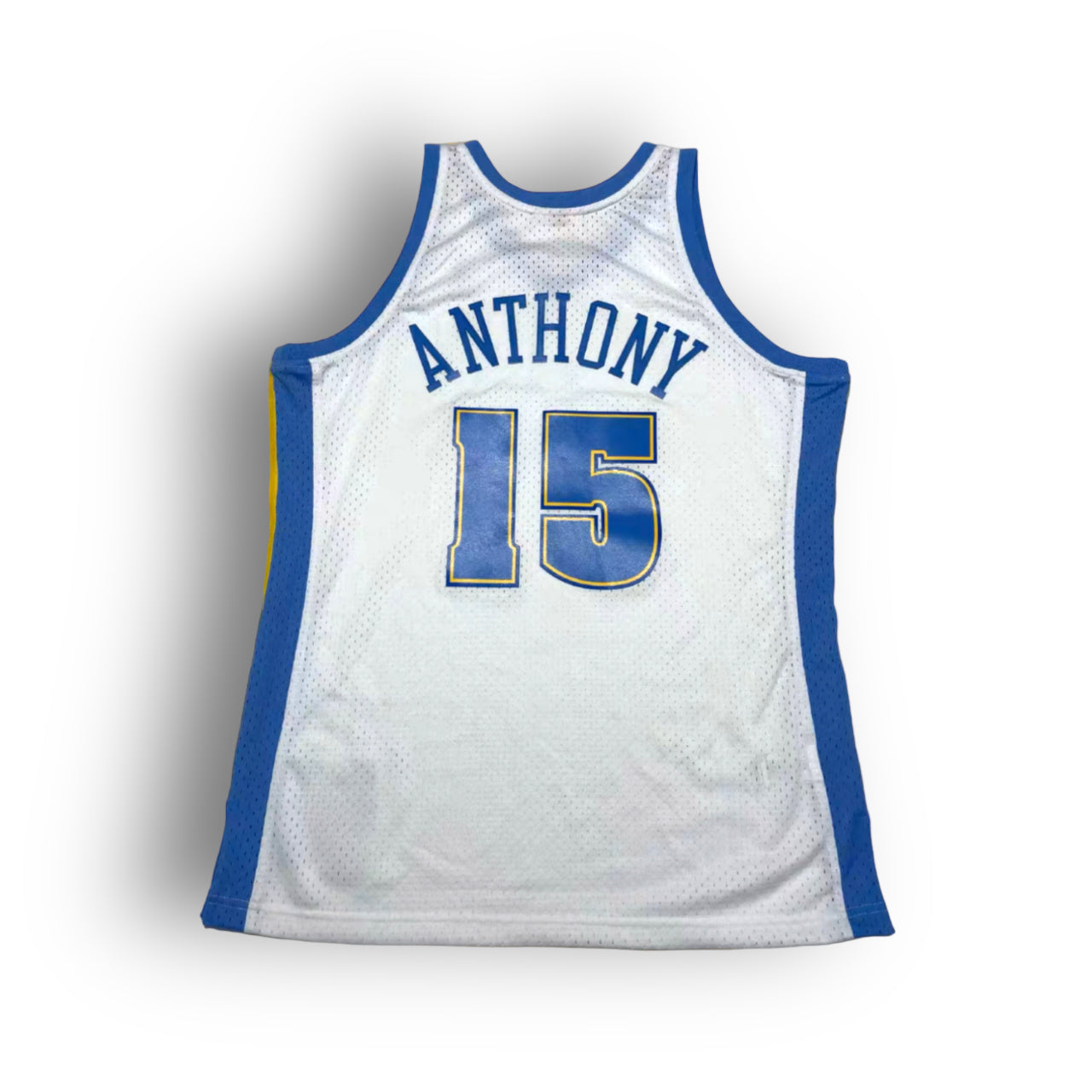 Carmelo Anthony 2006-2007 Denver Nuggets Home Mitchell & Ness Swingman Jersey - White - Hoop Jersey Store
