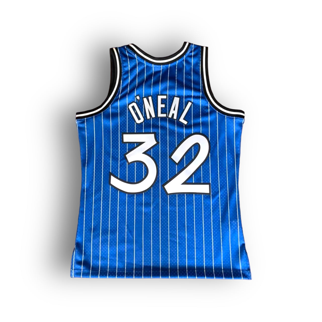 Shaquille O'Neal 1994-1995 Orlando Magic Away Mitchell & Ness Swingman Jersey - Blue - Hoop Jersey Store