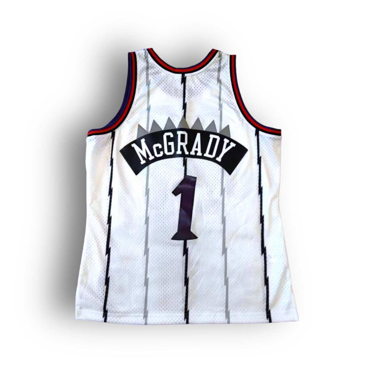 Tracy McGrady 1998-1999 Toronto Raptors Home Mitchell & Ness Swingman Jersey - White - Hoop Jersey Store