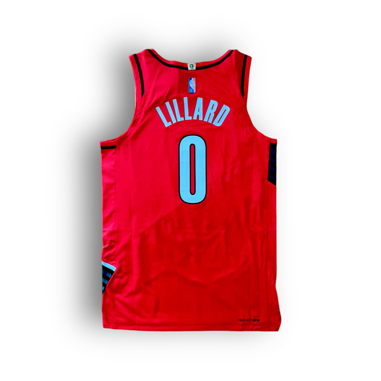 Damian Lillard Portland Trail Blazers 2021-2022 NBA 75th Anniversary Statement Edition Nike Authentic Jersey - Red - Hoop Jersey Store