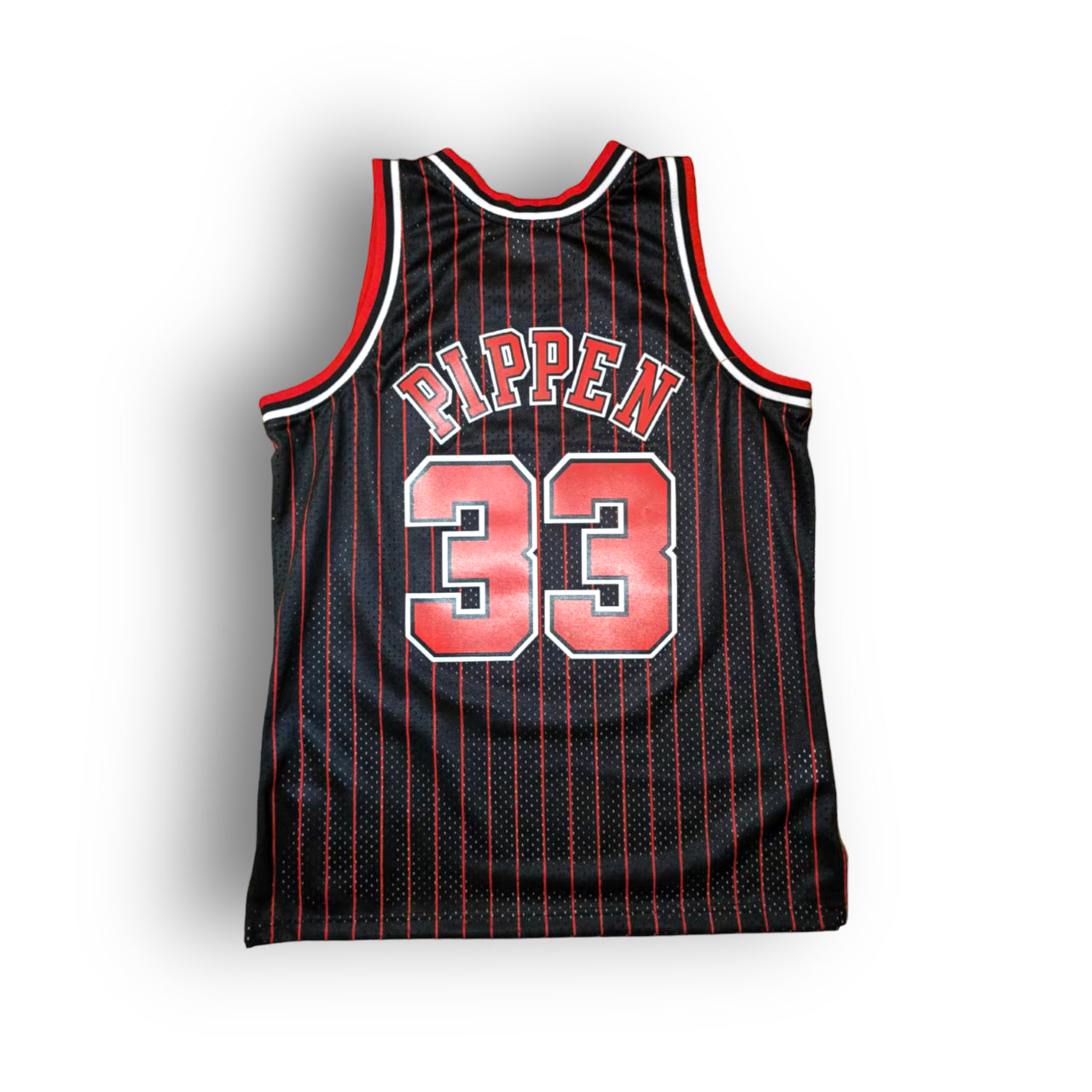 Scottie Pippen 1995-1996 Chicago Bulls Alternate Mitchell & Ness Swingman Jersey - Black - Hoop Jersey Store