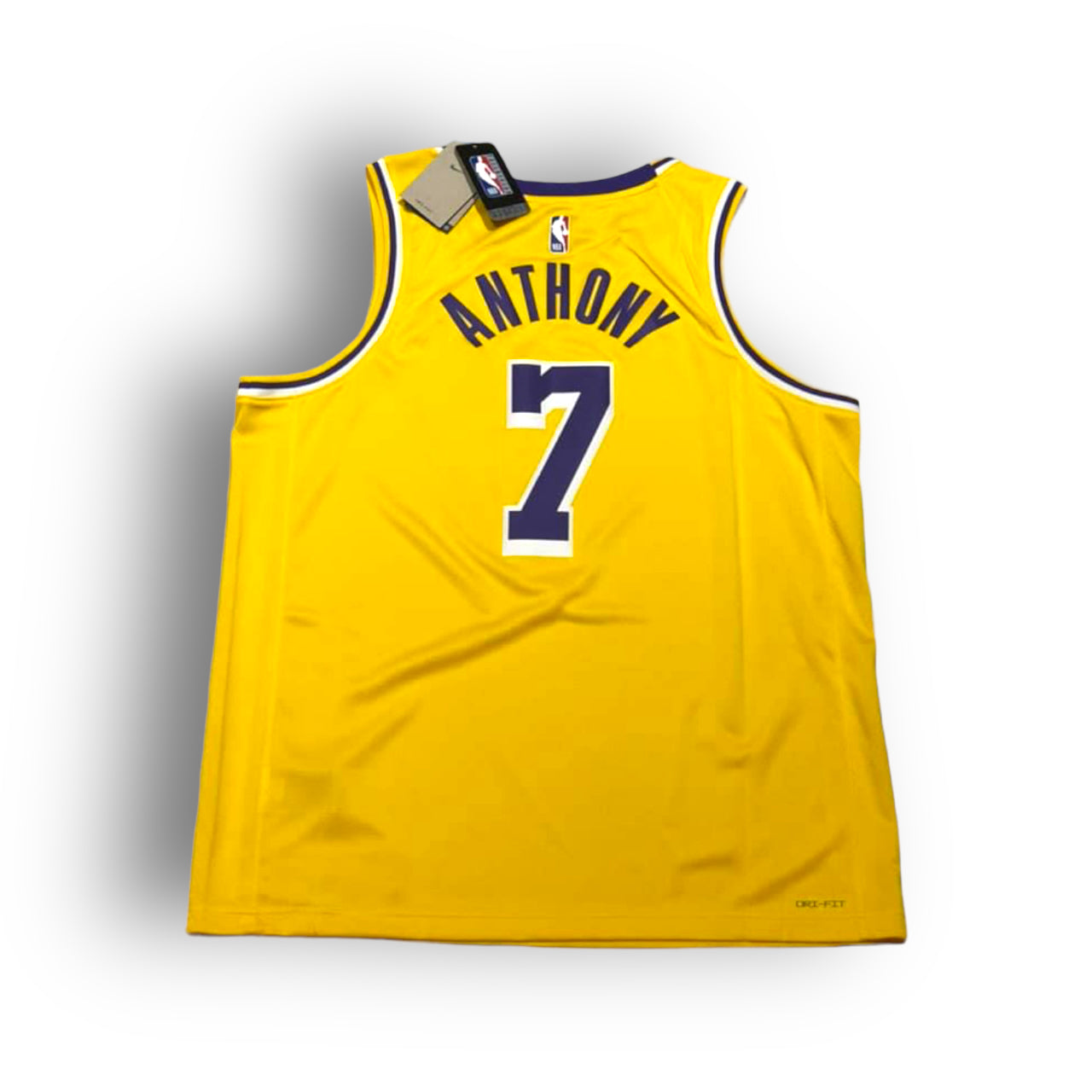 Carmelo Anthony Los Angeles Lakers 2021 Icon Edition Nike Swingman Jersey - Yellow - Hoop Jersey Store