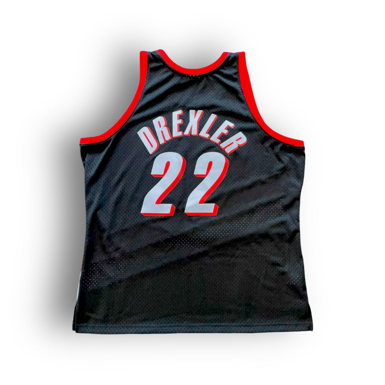 Clyde Drexler 1991-1992 Portland Trail Blazers Away Mitchell & Ness Swingman Jersey - Black - Hoop Jersey Store