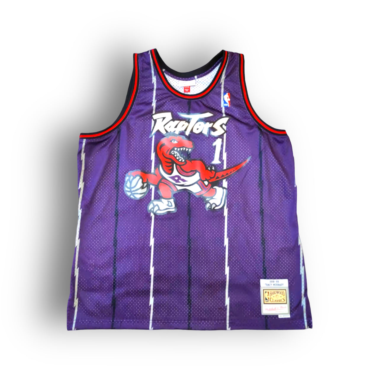 Tracy McGrady 1998-1999 Toronto Raptors Away Mitchell & Ness Swingman Jersey - Purple - Hoop Jersey Store