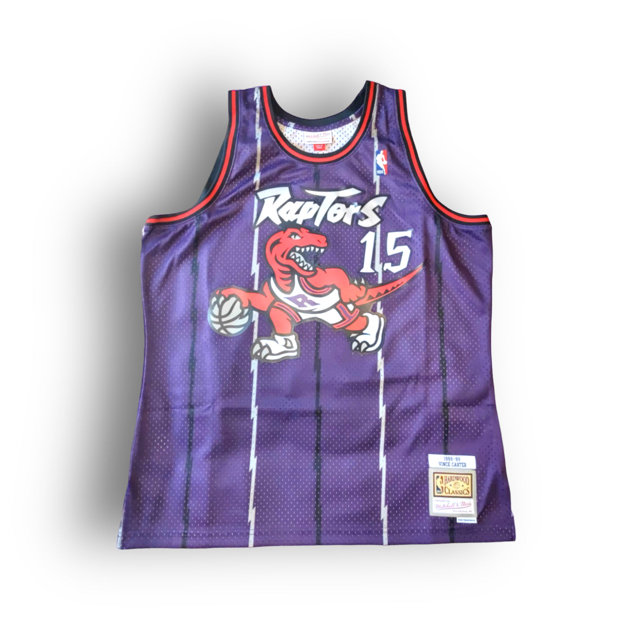 Vince Carter 1998-1999 Toronto Raptors Away Mitchell & Ness Swingman Jersey - Purple - Hoop Jersey Store