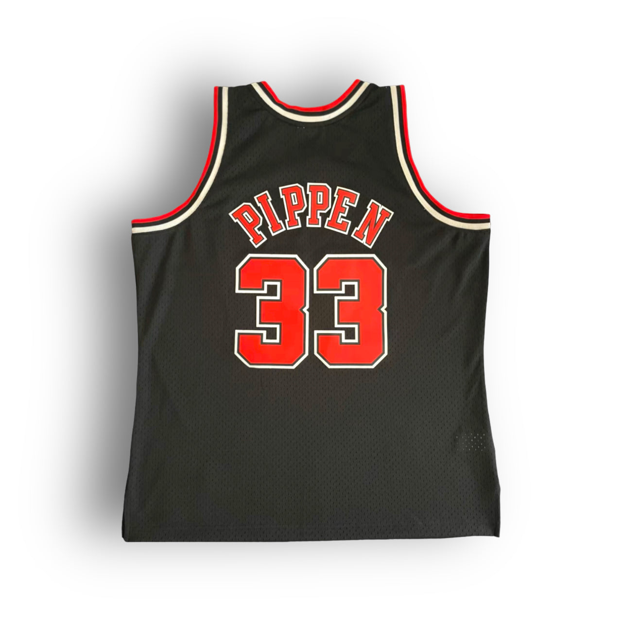 Scottie Pippen 1997-1998 Chicago Bulls Alternate Mitchell & Ness Swingman Jersey - Black - Hoop Jersey Store