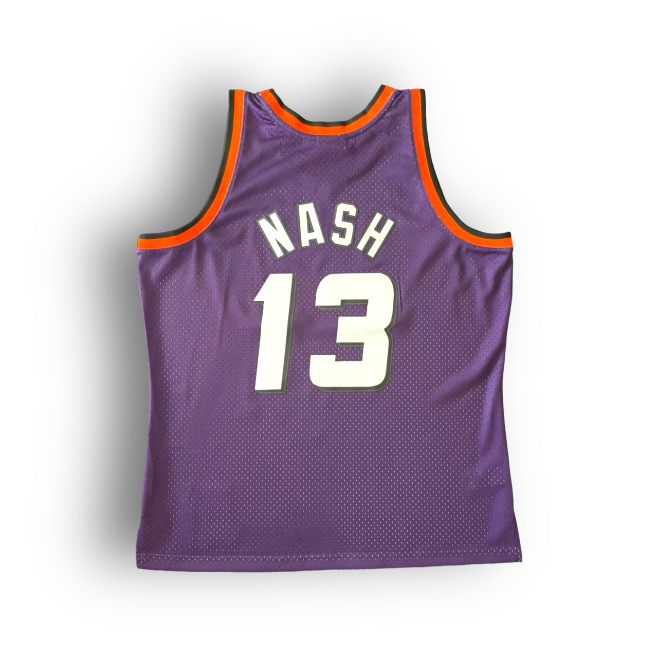 Steve Nash 1996-1997 Phoenix Suns Rookie Year Away Mitchell & Ness Swingman Jersey - Purple - Hoop Jersey Store
