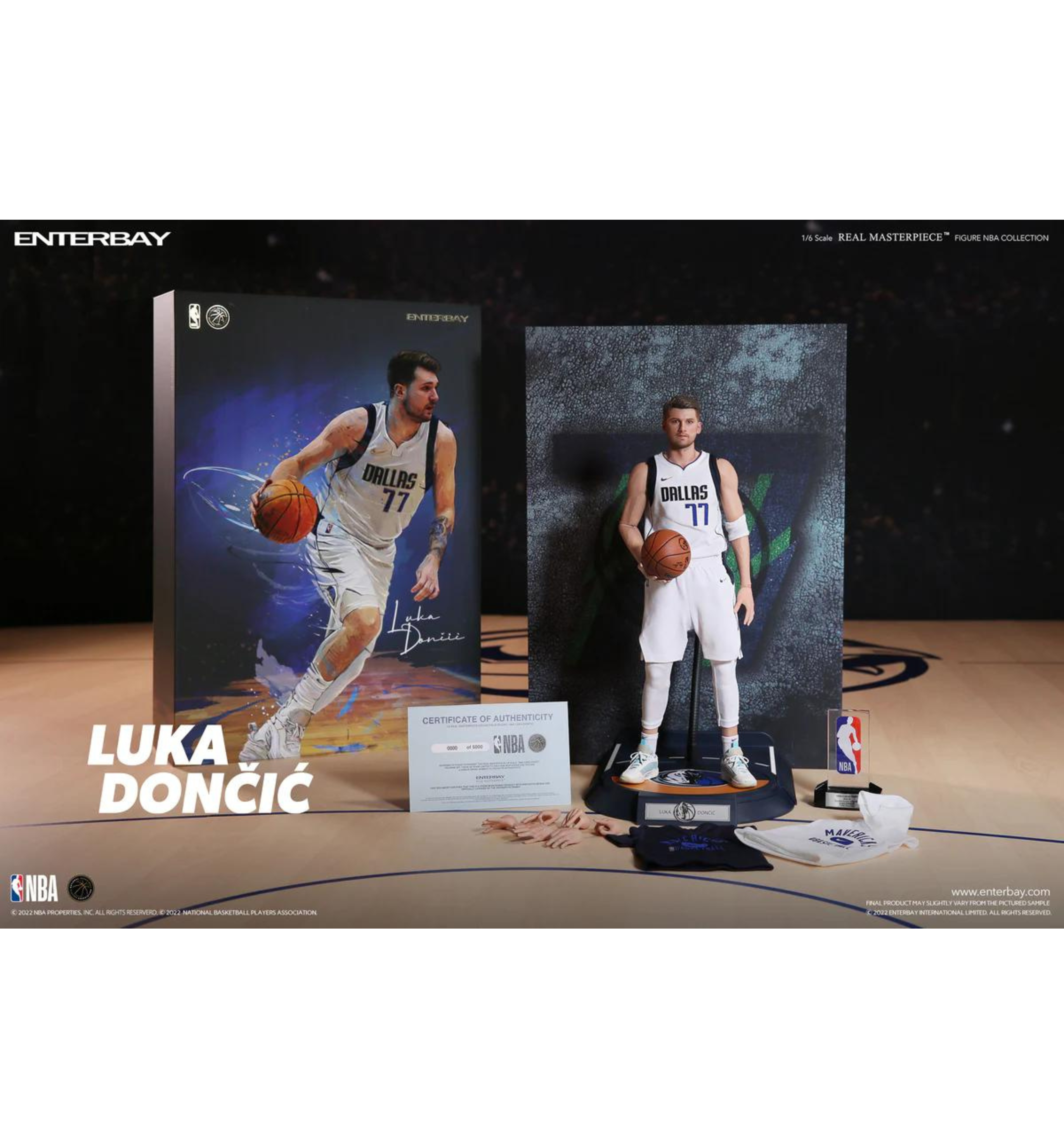 Enterbay 1/6 NBA Collection: Luka Doncic NBA 12inches Action Figure