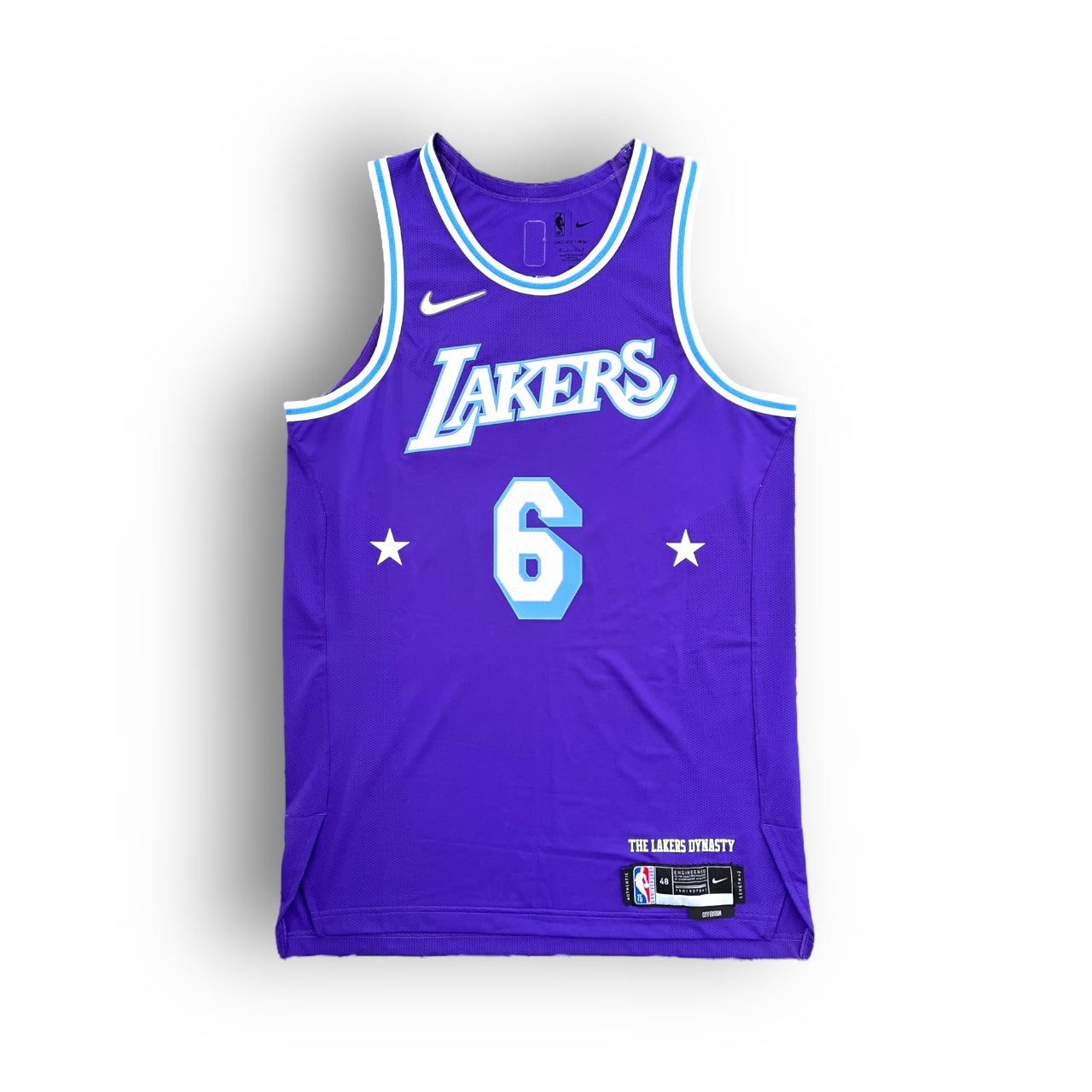 LeBron James Los Angeles Lakers 2021-2022 City Edition Nike Authentic Jersey Purple - Hoop Jersey Store