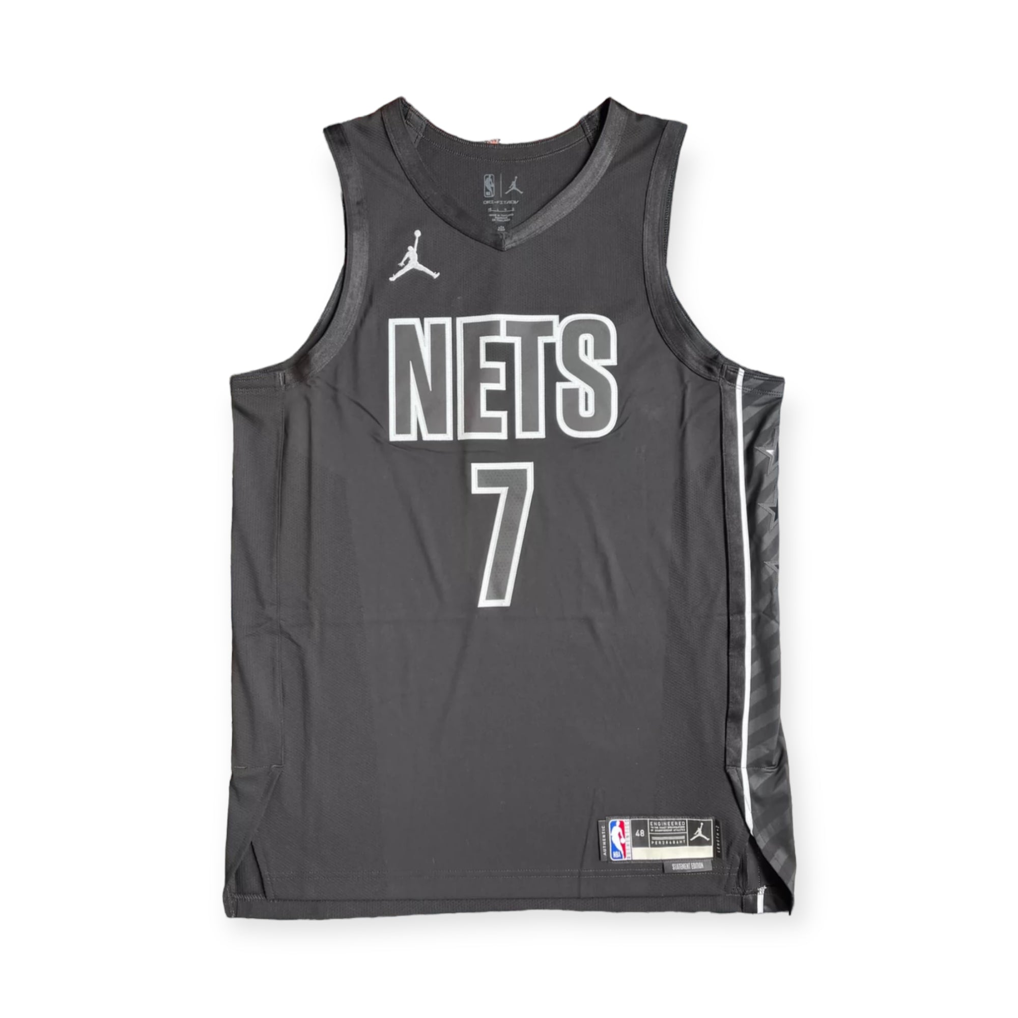 Kevin Durant Brooklyn Nets Statement Edition Nike Authentic Jersey - Black/White