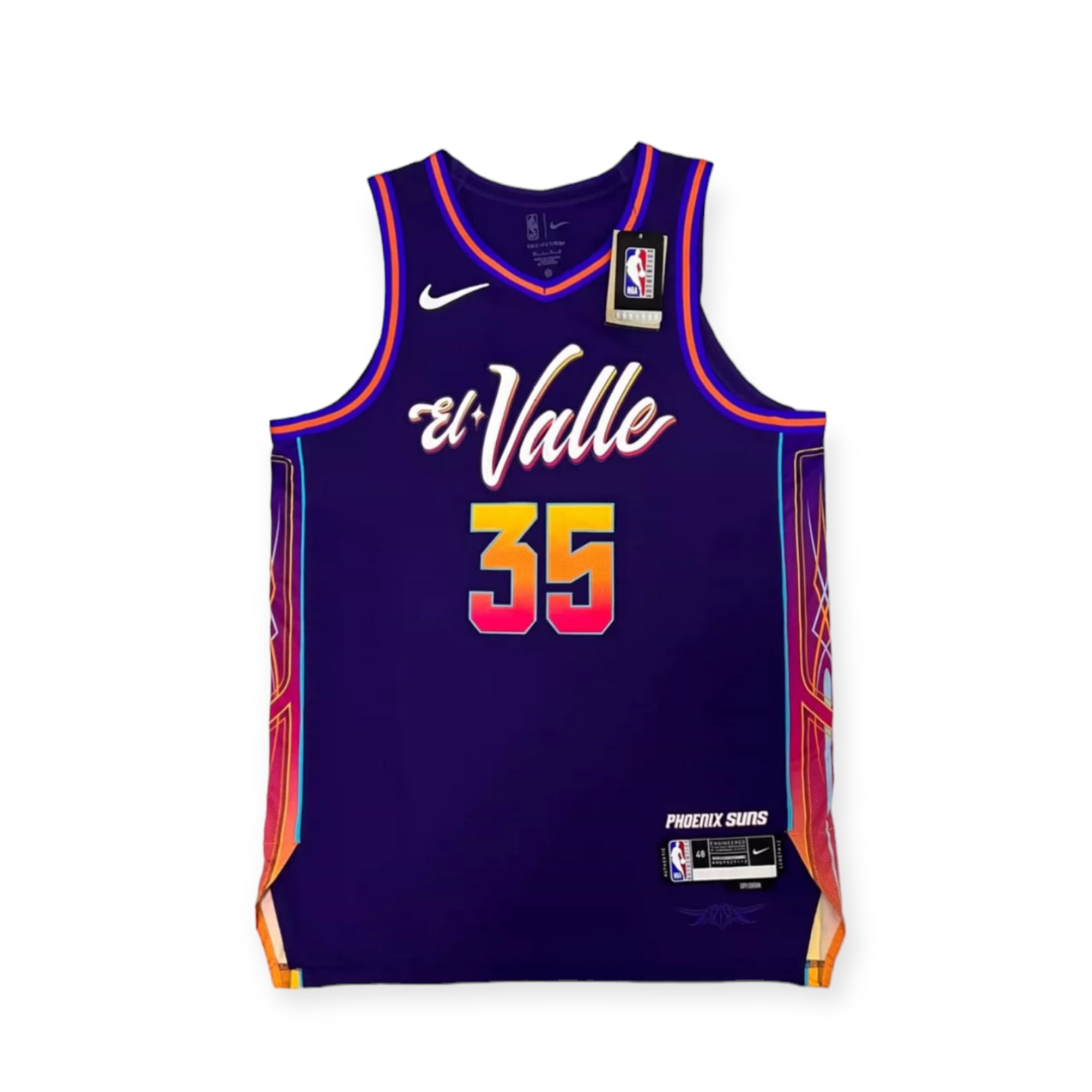 Kevin Durant Phoenix Suns El Valle 2023 2024 City Edition Nike Authe