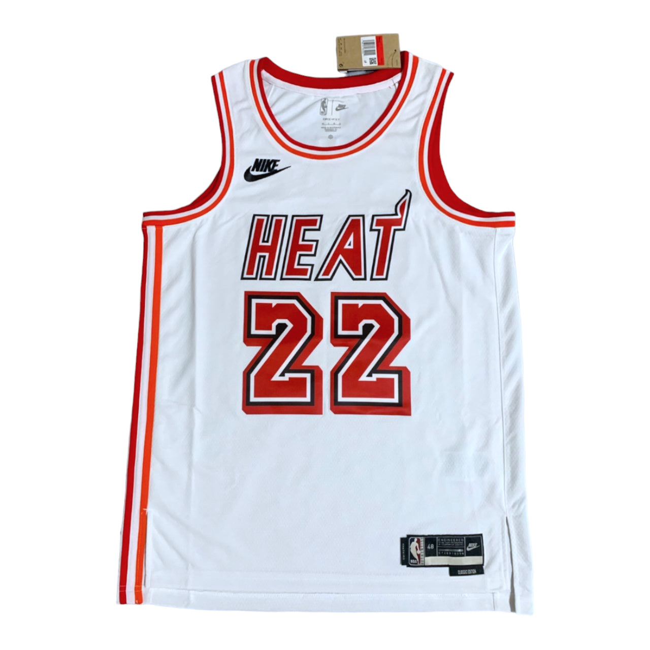 Jimmy Butler Miami Heat 2022-2023 Hardwood Classic Edition Nike Swingman Jersey - White/Red
