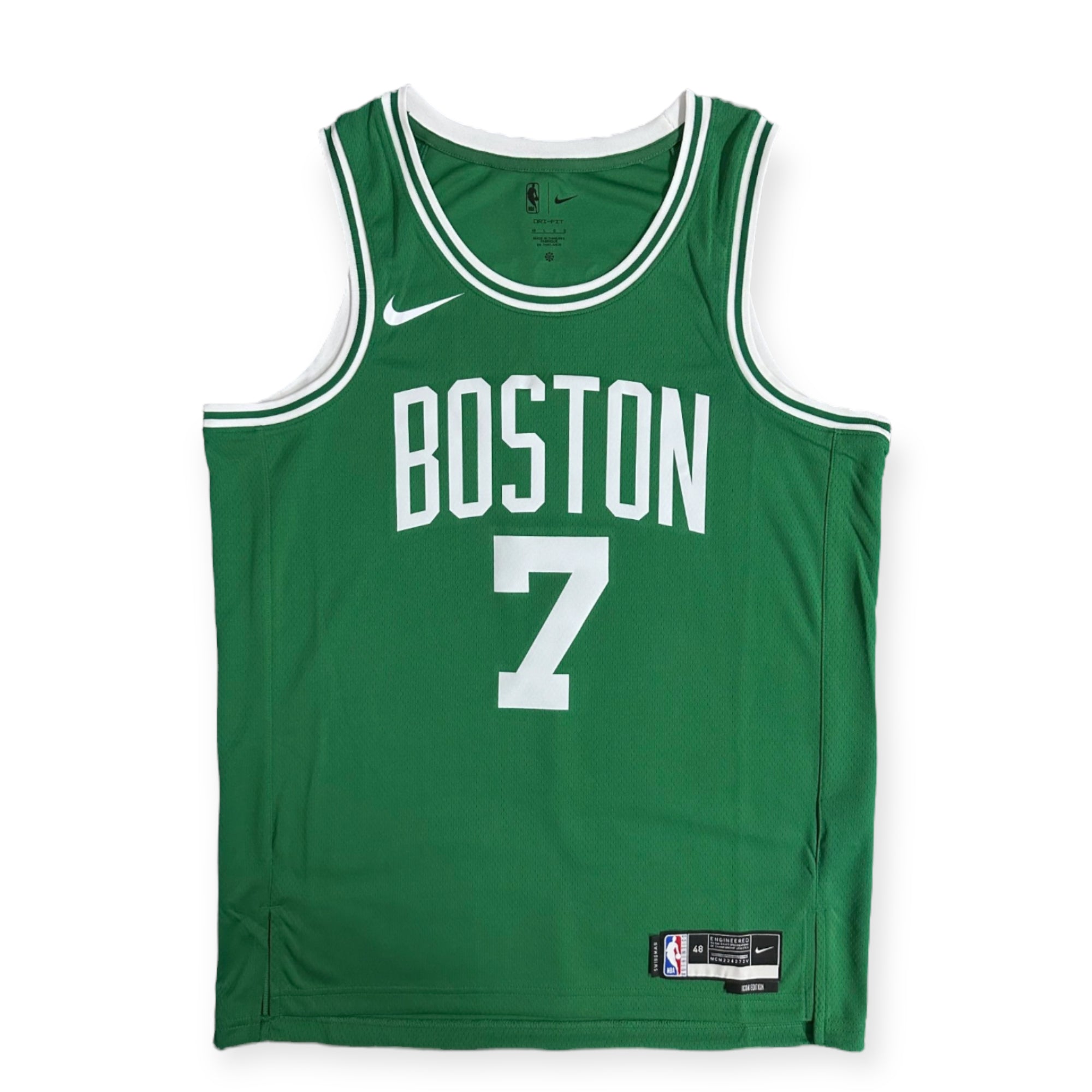 Nike Jaylen Brown Boston Celtics Icon Edition Swingman Jersey Green