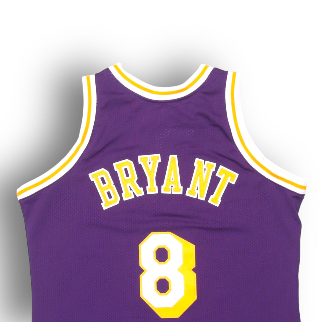 Mitchell and Ness Kobe Bryant Los Angeles Lakers 1996-1997 Rookie Season Away Authentic Jersey - Purple #8 - Hoop Jersey Store