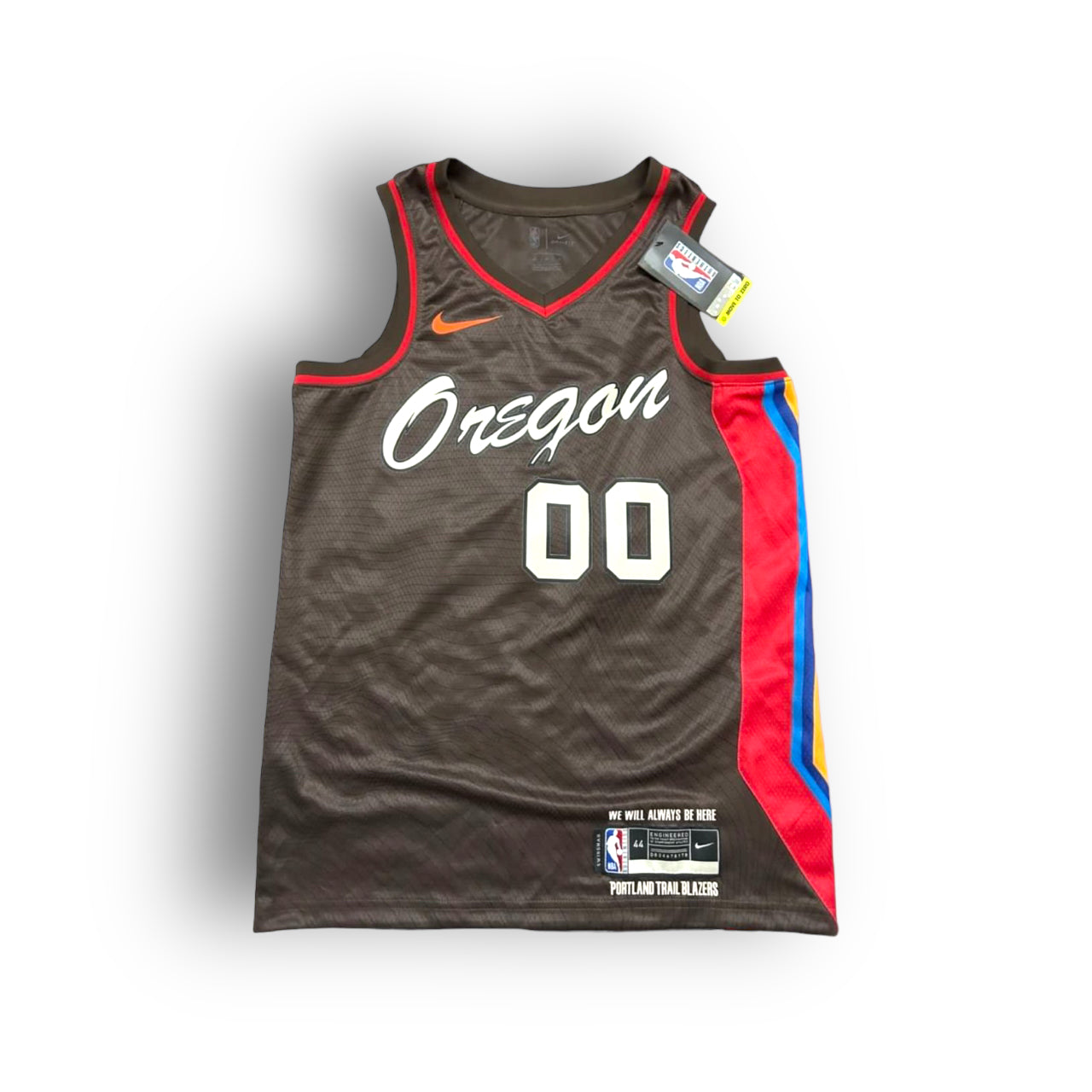 Carmelo Anthony Portland Trail Blazers 2020-2021 City Edition Nike Swingman Jersey Brown Red - Hoop Jersey Store