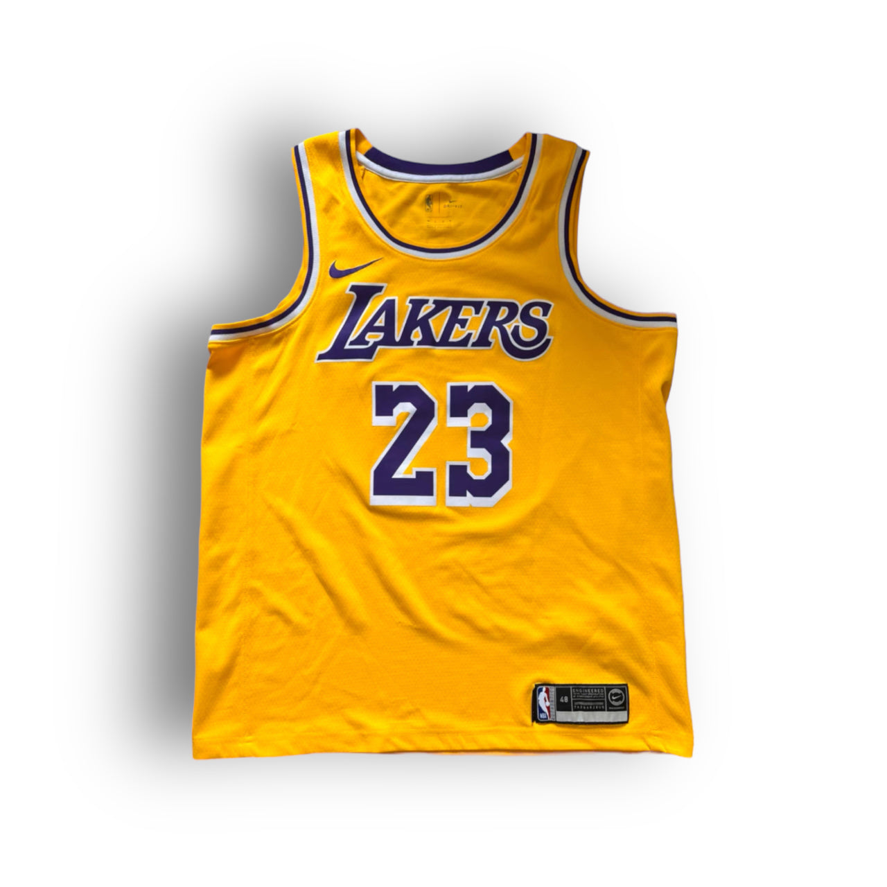 LeBron James Los Angeles Lakers Icon Edition Nike Swingman Jersey Ye