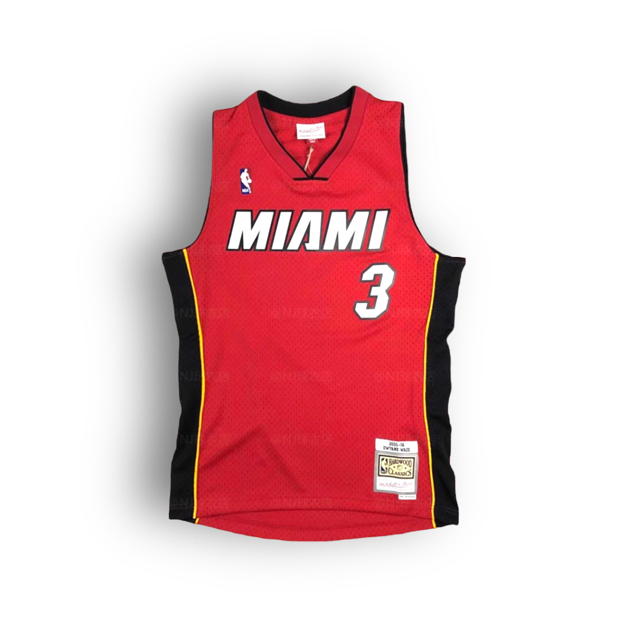 Mitchell and Ness Dwyane Wade Miami Heat 2005-2006 Alternate Swingman Jersey - Red - Hoop Jersey Store