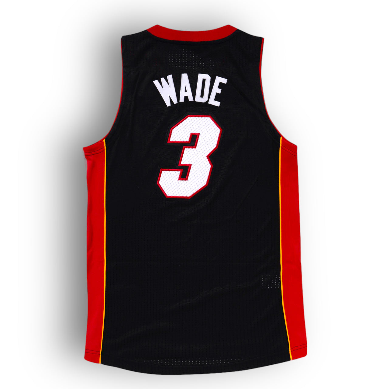 Mitchell and Ness Dwyane Wade Miami Heat 2013 NBA Finals Away Authentic Jersey - Black - Hoop Jersey Store
