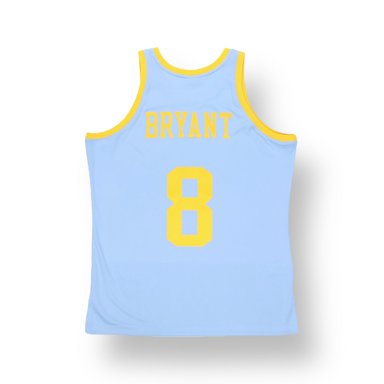 Mitchell and Ness Kobe Bryant Los Angeles Lakers 2001-2002 MPLS Hardwood Classic Authentic Jersey with 911 Patch - Sky Blue #8 - Hoop Jersey Store