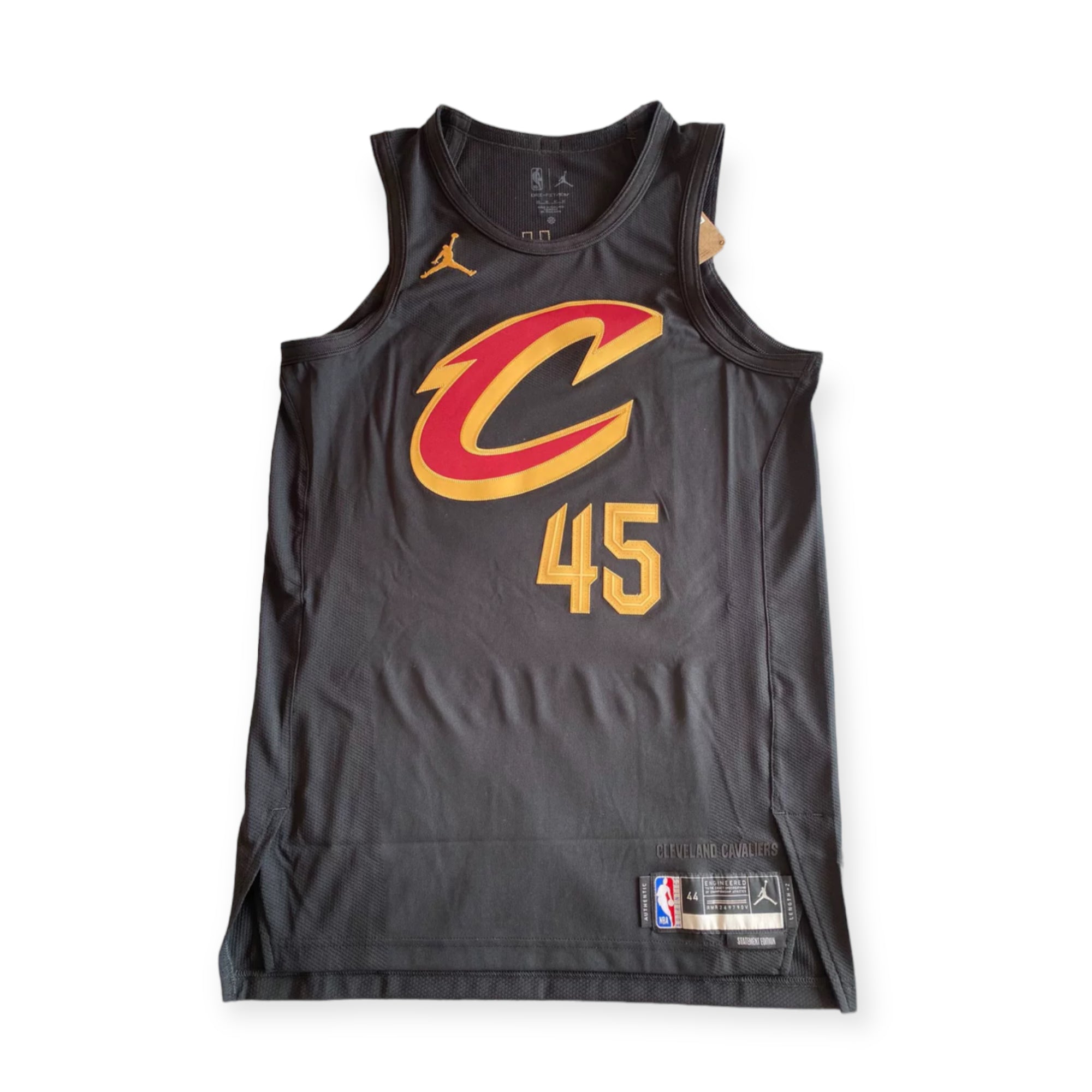 Donovan Mitchell Cleveland Cavaliers 2022-2023 Statement Edition Nike Authentic Jersey - Black