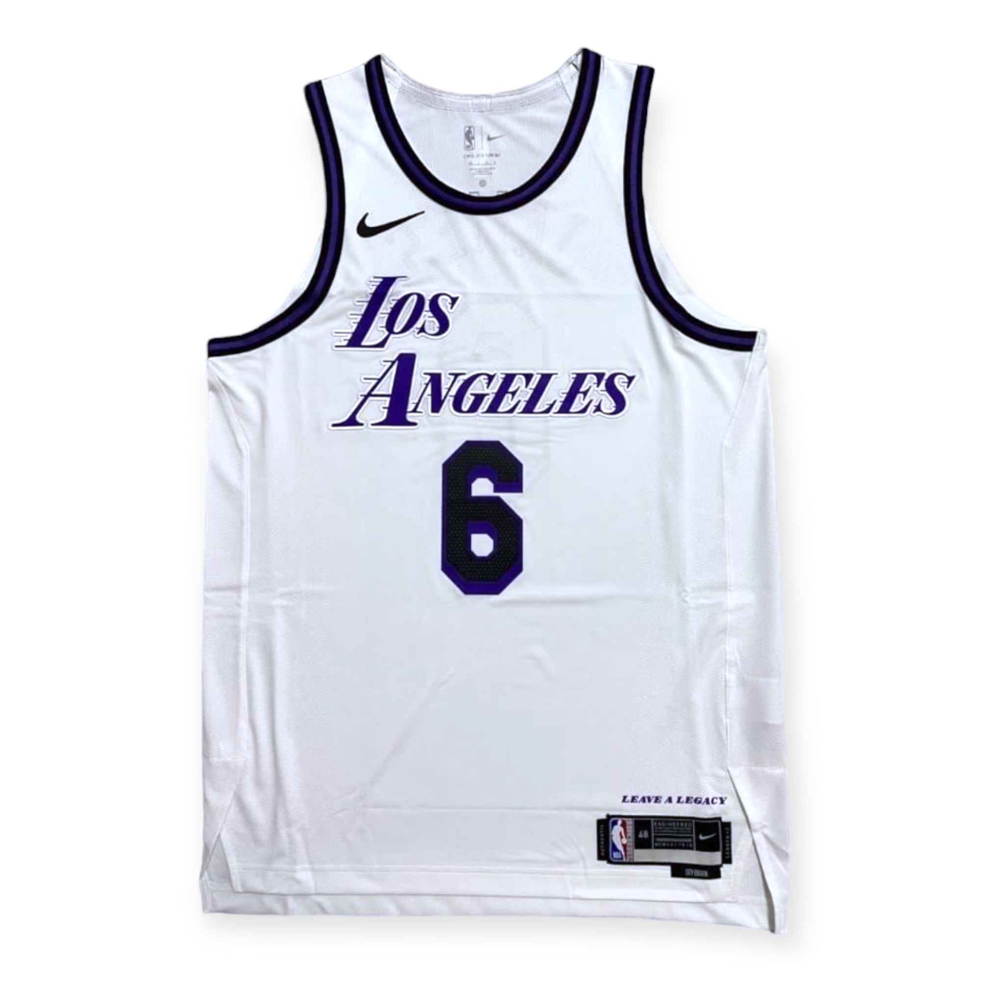 LeBron James Los Angeles Lakers 2022-2023 City Edition Nike Authentic Jersey White