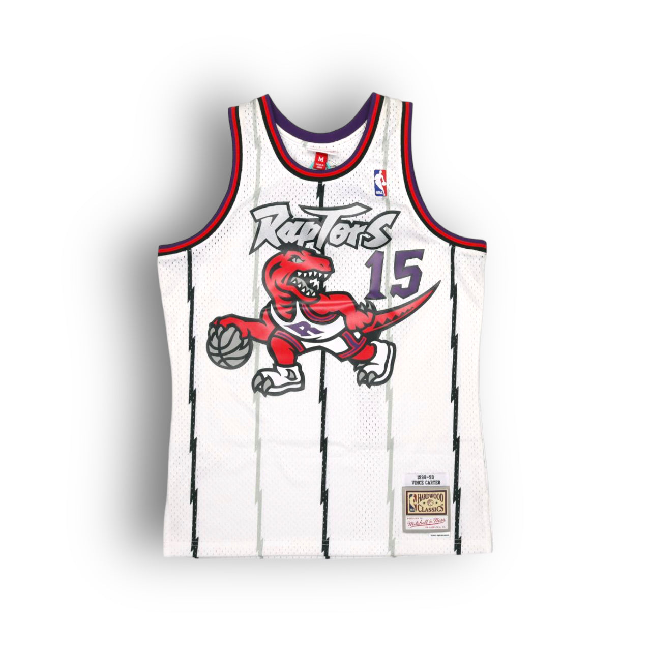 Vince Carter 1998-1999 Toronto Raptors Home Mitchell & Ness Swingman Jersey - White - Hoop Jersey Store