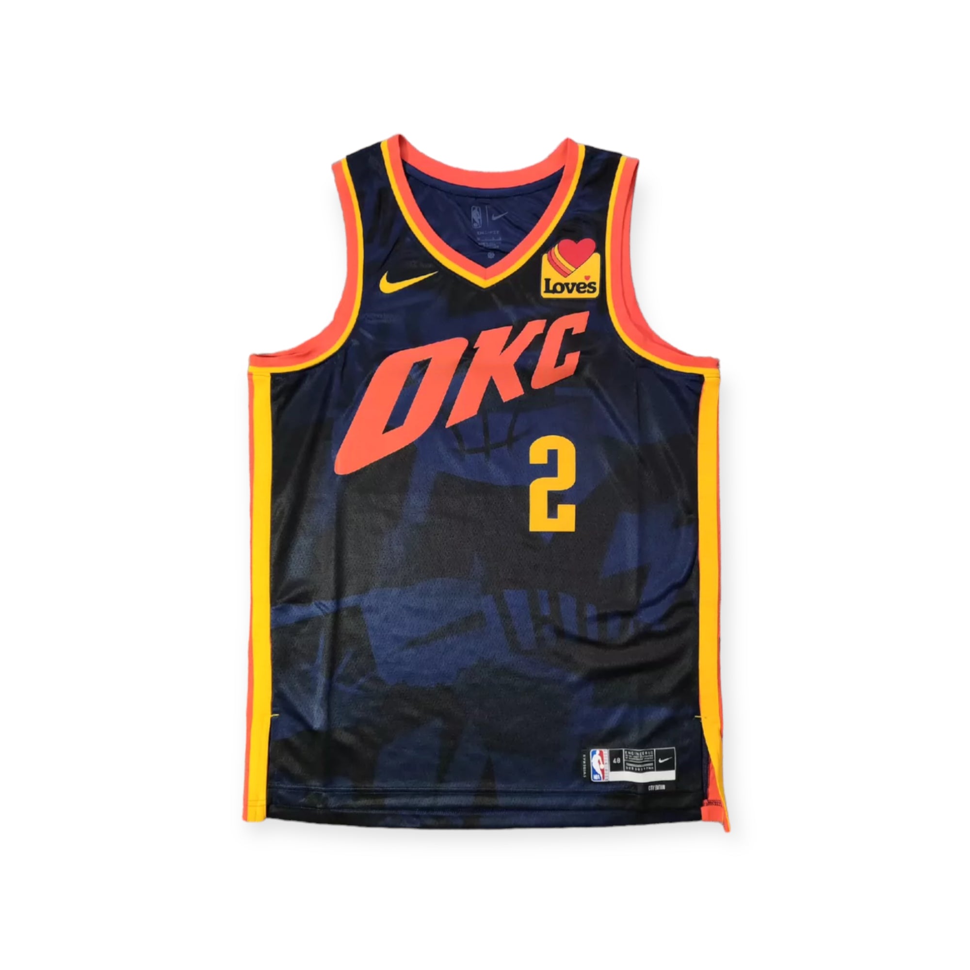 Shai Gilgeous-Alexander Oklahoma City Thunder 2023-2024 City Edition Nike Swingman Jersey - Navy