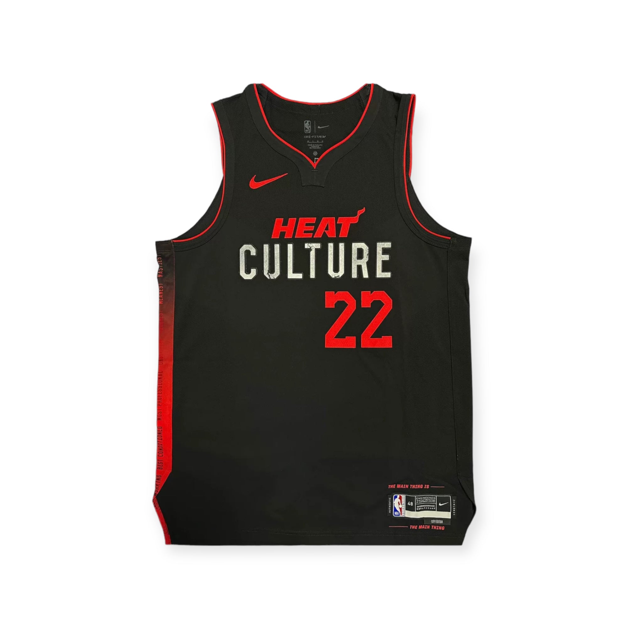 JIMMY BUTLER MIAMI HEAT 2023-2024 CITY EDITION NIKE AUTHENTIC JERSEY - BLACK