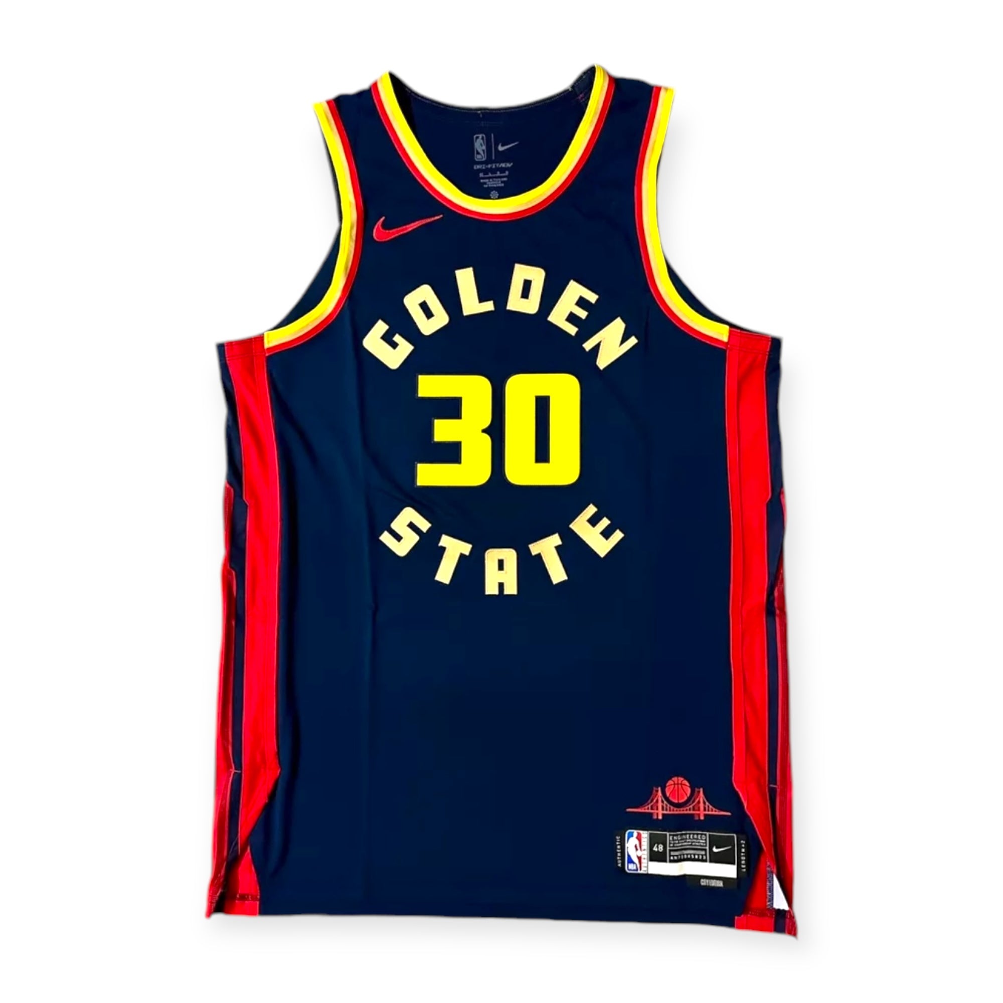 New Nike Steph Curry Golden State Warriors Stitched Blue Jersey Size on sale Medium