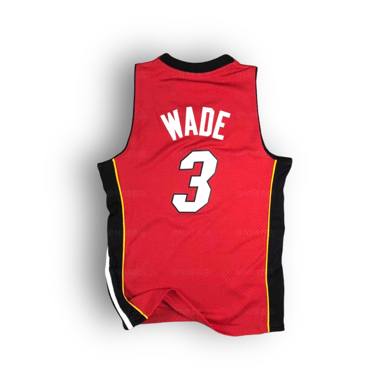 Mitchell and Ness Dwyane Wade Miami Heat 2005-2006 Alternate Swingman Jersey - Red - Hoop Jersey Store