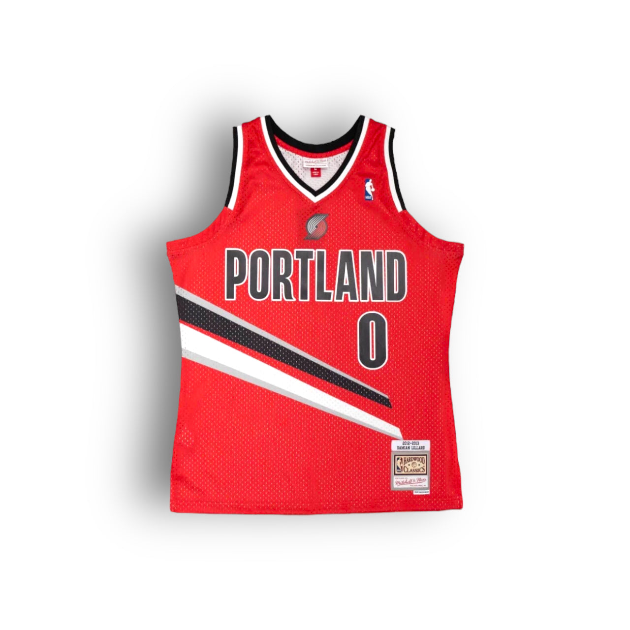 Damian Lillard Portland Trail Blazers 2012-2013 Rookie Year Hardwood Classic Alternate Mitchell & Ness Swingman Jersey - Red