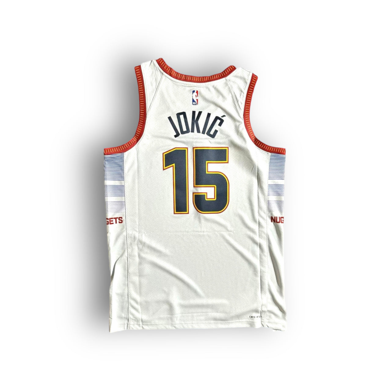 Nikola Jokic Denver Nuggets 2022-2023 City Edition Nike Swingman Jersey - White /with a little gift - Hoop Jersey Store