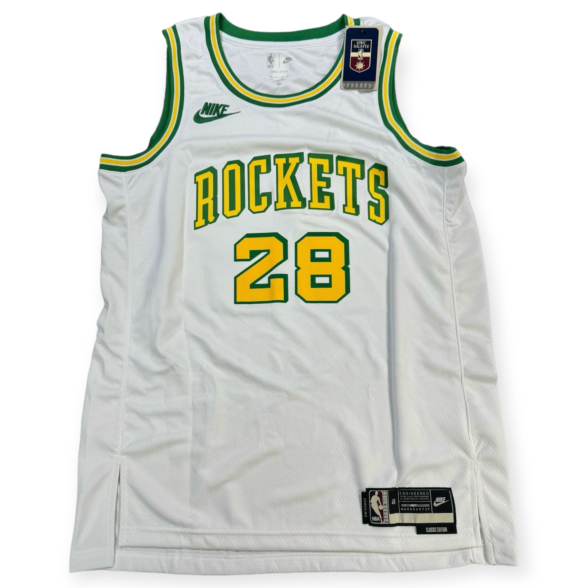 Rockets jersey white on sale