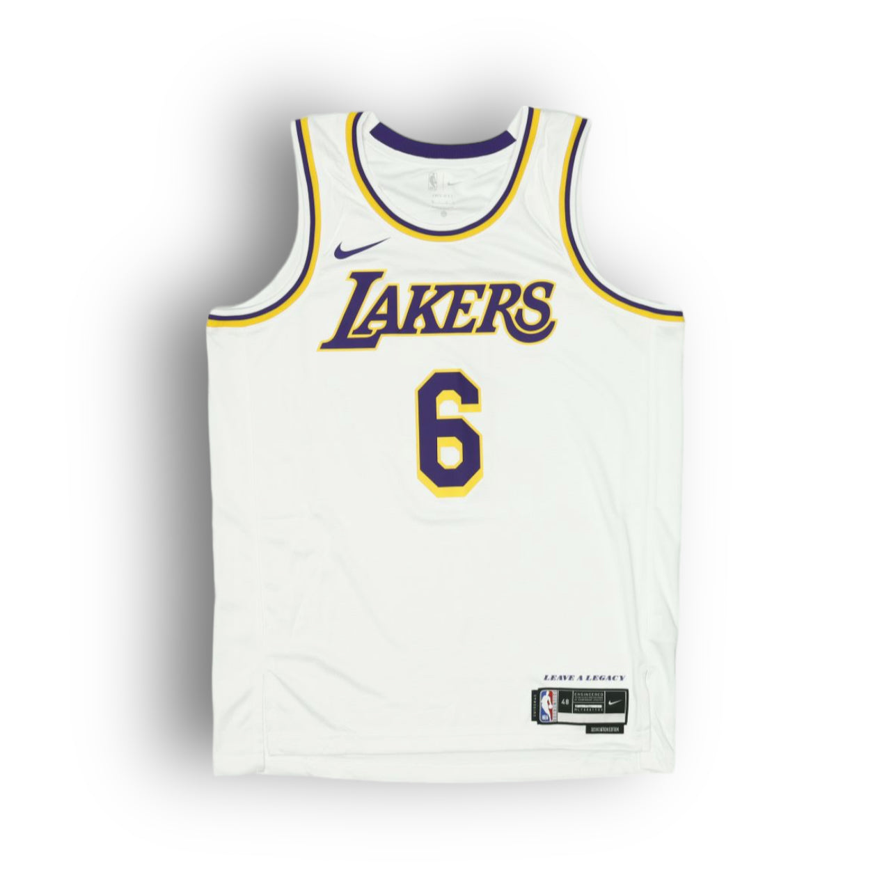 White lakers shops lebr s jersey