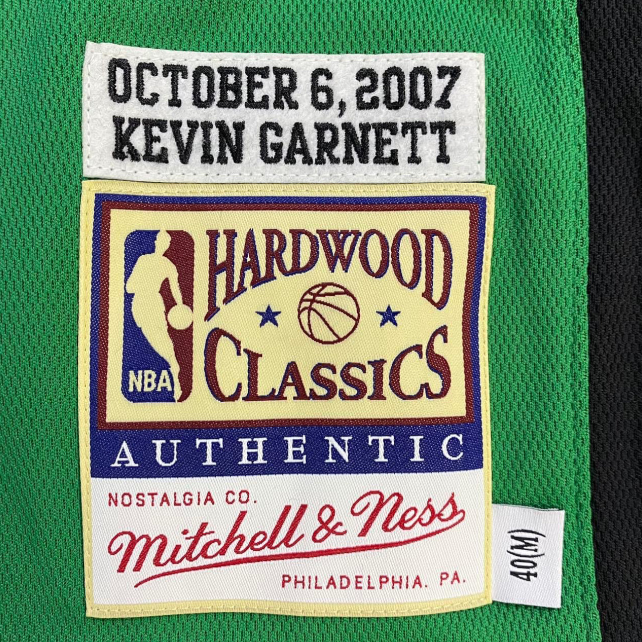 Kevin Garnett October 6, 2007 Euro Italy Preseason Game Mitchell & Ness Italian Edition Authentic Jersey - Hoop Jersey Store