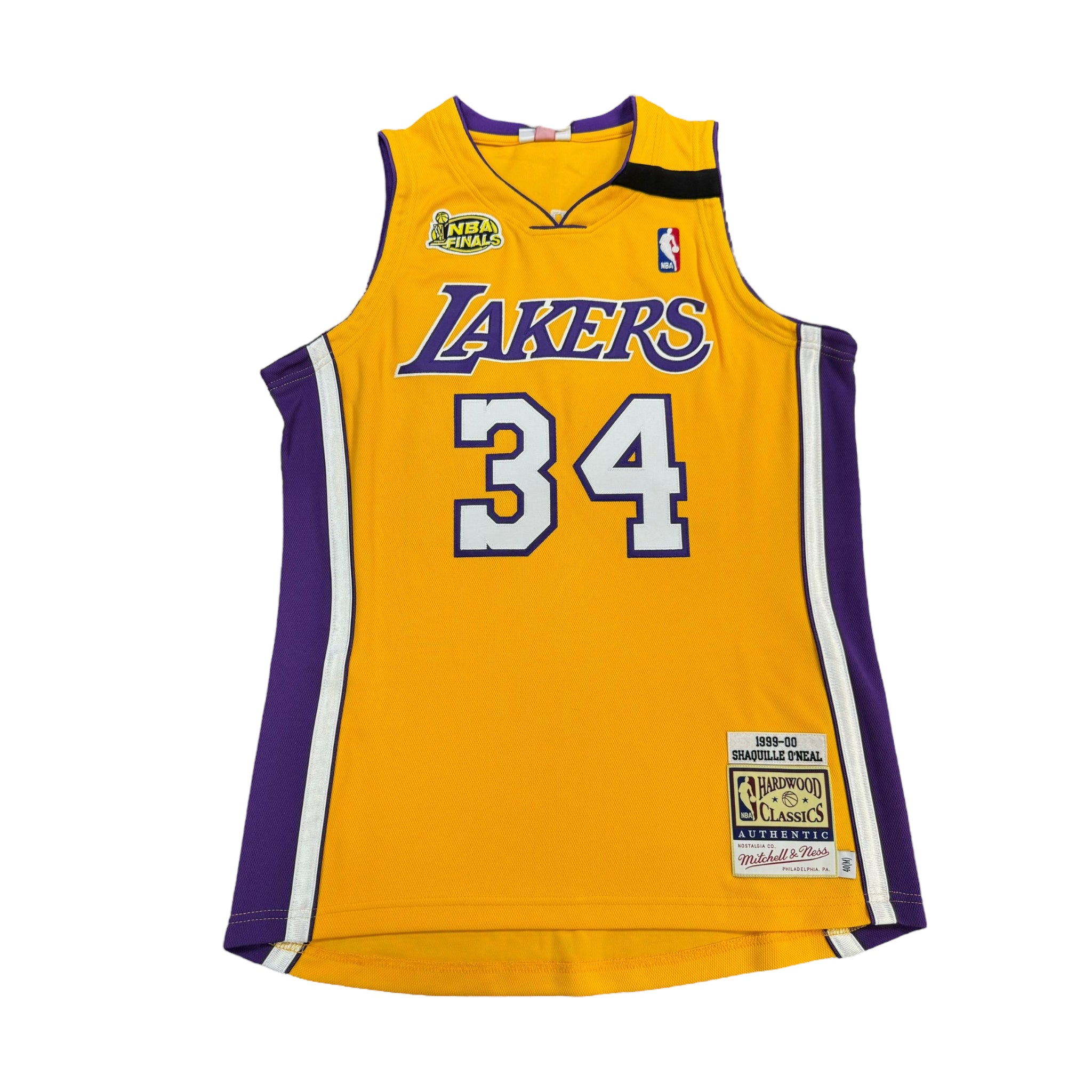 Mitchell&Ness Shaquille O'Neal Los Angeles Lakers 2000-2001 Hardwood Classic Home Authentic Jersey