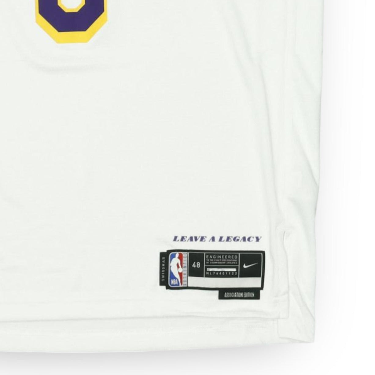 LeBron James Los Angeles Lakers Association Edition Nike Swingman Jersey - White #6 - Hoop Jersey Store