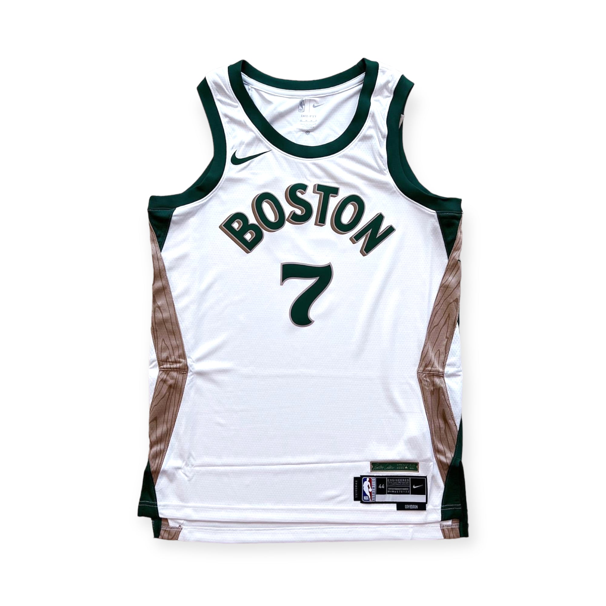 NWT Boston Celtics Jaylen Brown newest 22/23 Nike Mens M City Edition Swingman Jersey