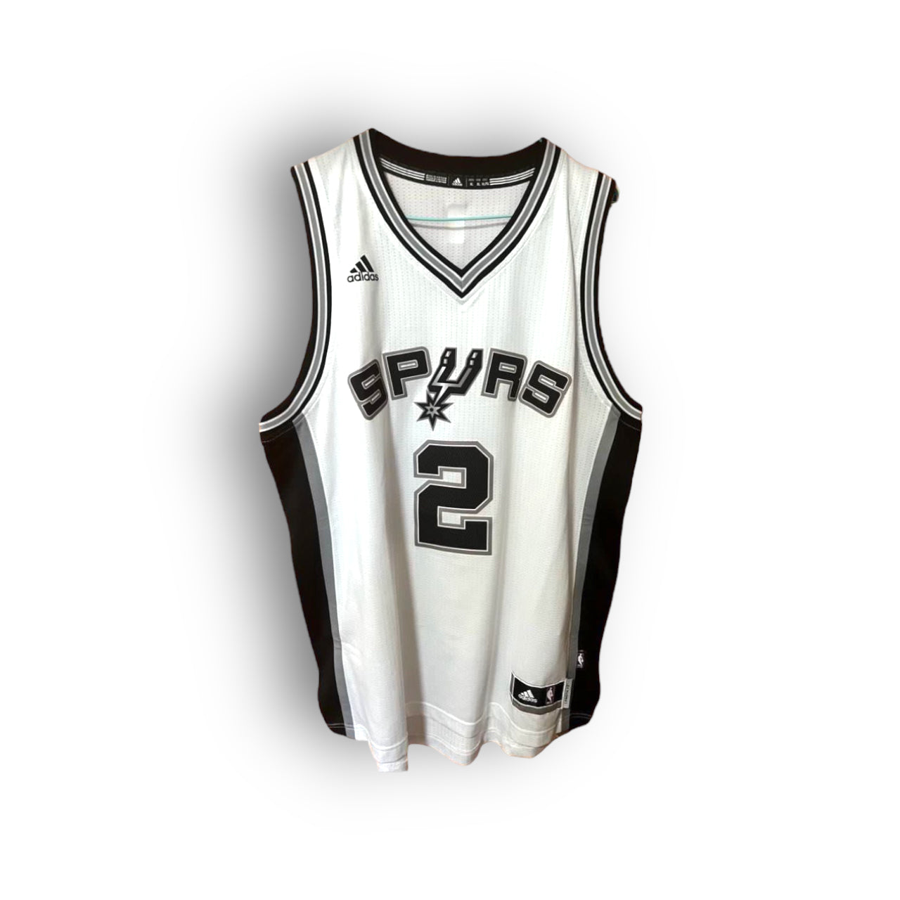 Kawhi Leonard San Antonio Spurs 2014 Home Adidas Swingman Jersey White/Black - Hoop Jersey Store