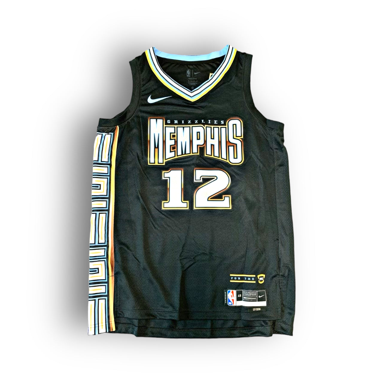 NBA Nike Memphis Grizzlies Ja Morant Jersey and Shorts 2024 Set