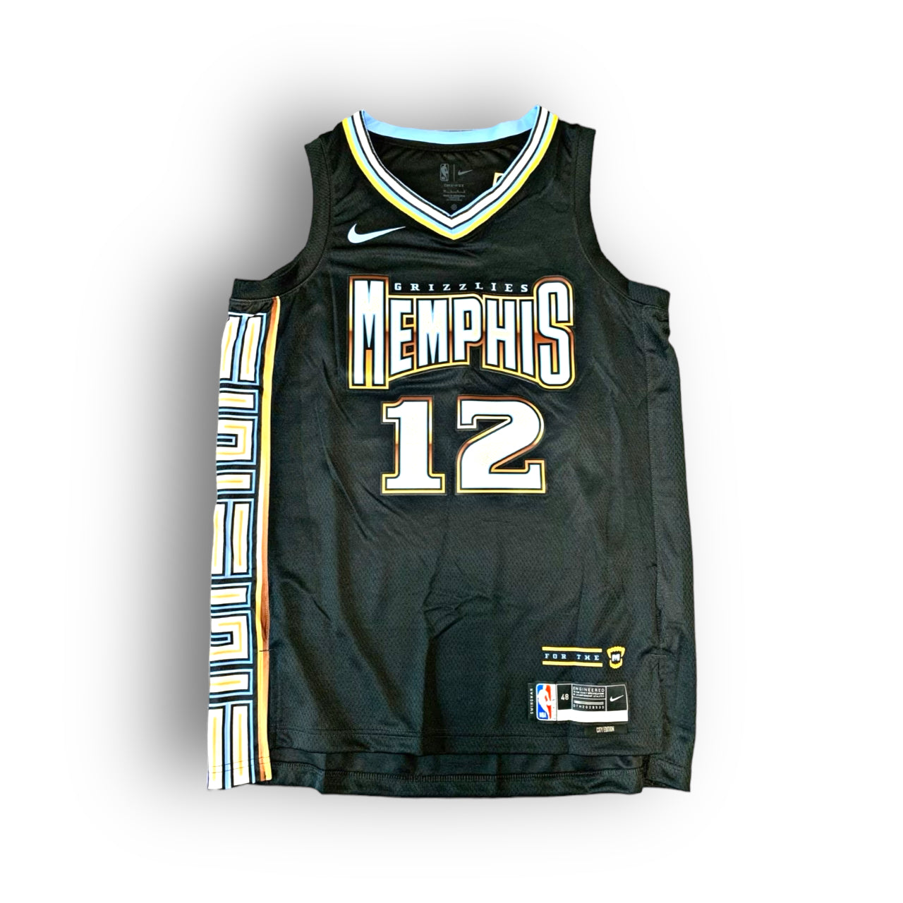 Ja Morant Memphis Grizzlies 2022-2023 City Edition Nike Swingman Jersey Black/Silver - Hoop Jersey Store