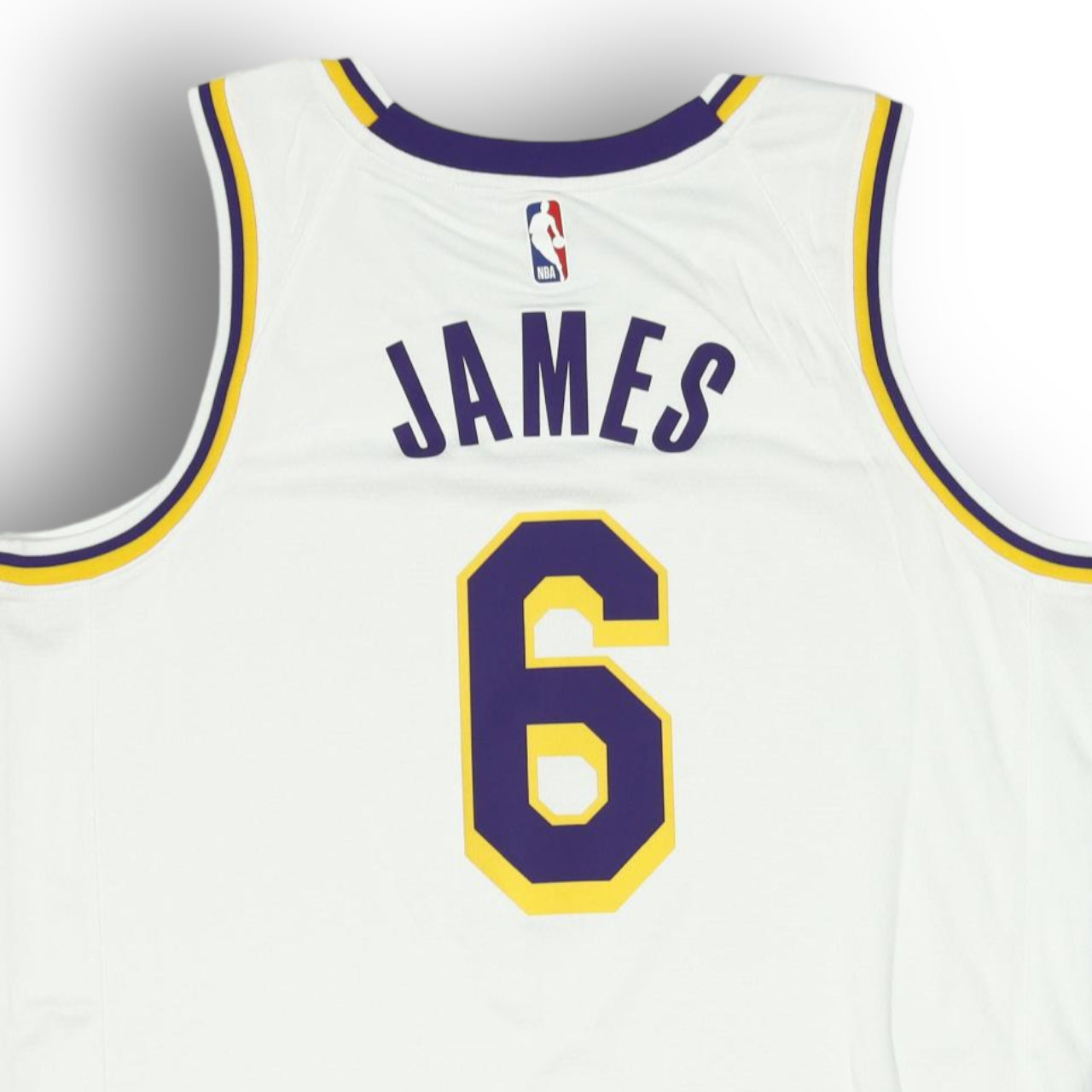 LeBron James Los Angeles Lakers Association Edition Nike Swingman Jersey - White #6 - Hoop Jersey Store