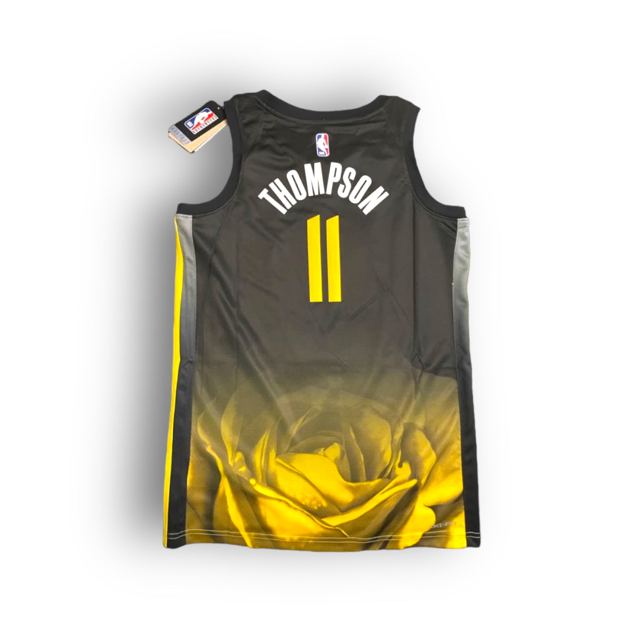 Klay Thompson Golden State Warriors 2022-2023 City Edition Nike Swingman Jersey Black/Yellow - Hoop Jersey Store
