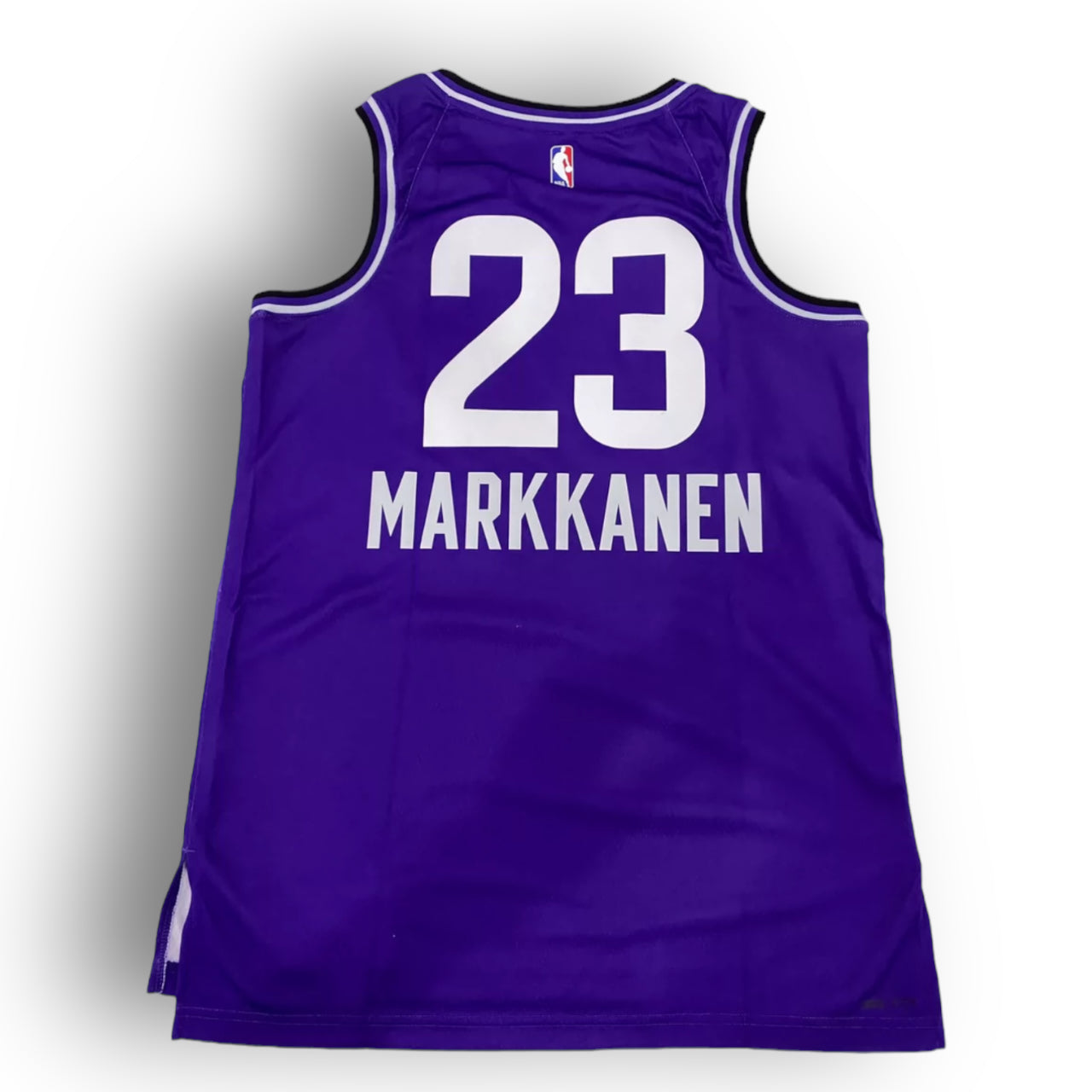 Lauri Markkanen Utah Jazz 2023-2024 City Edition Nike Swingman Jersey - Purple