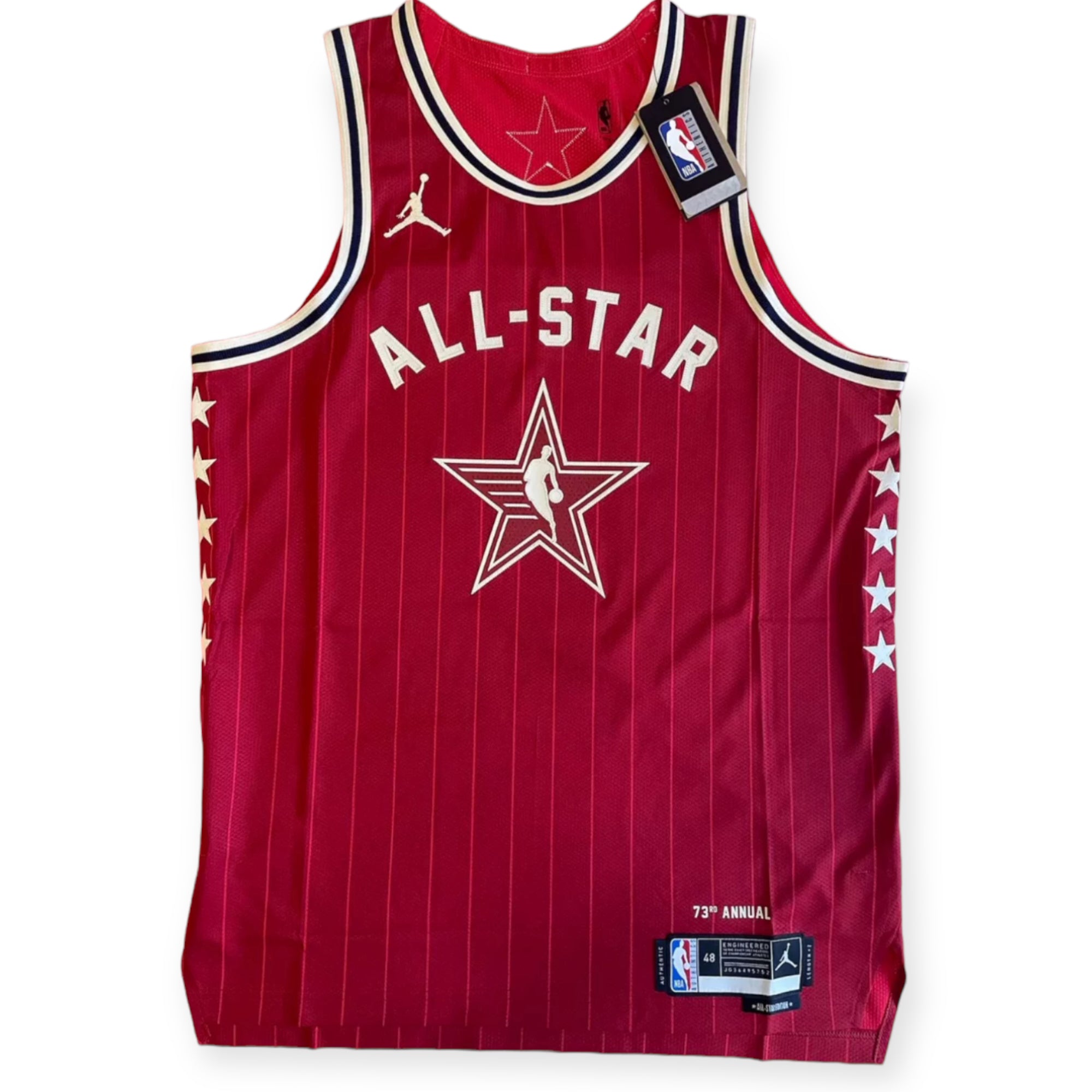 Nike Stephen Curry 2024 NBA All-Star Game Western Team Authentic Jersey-Red