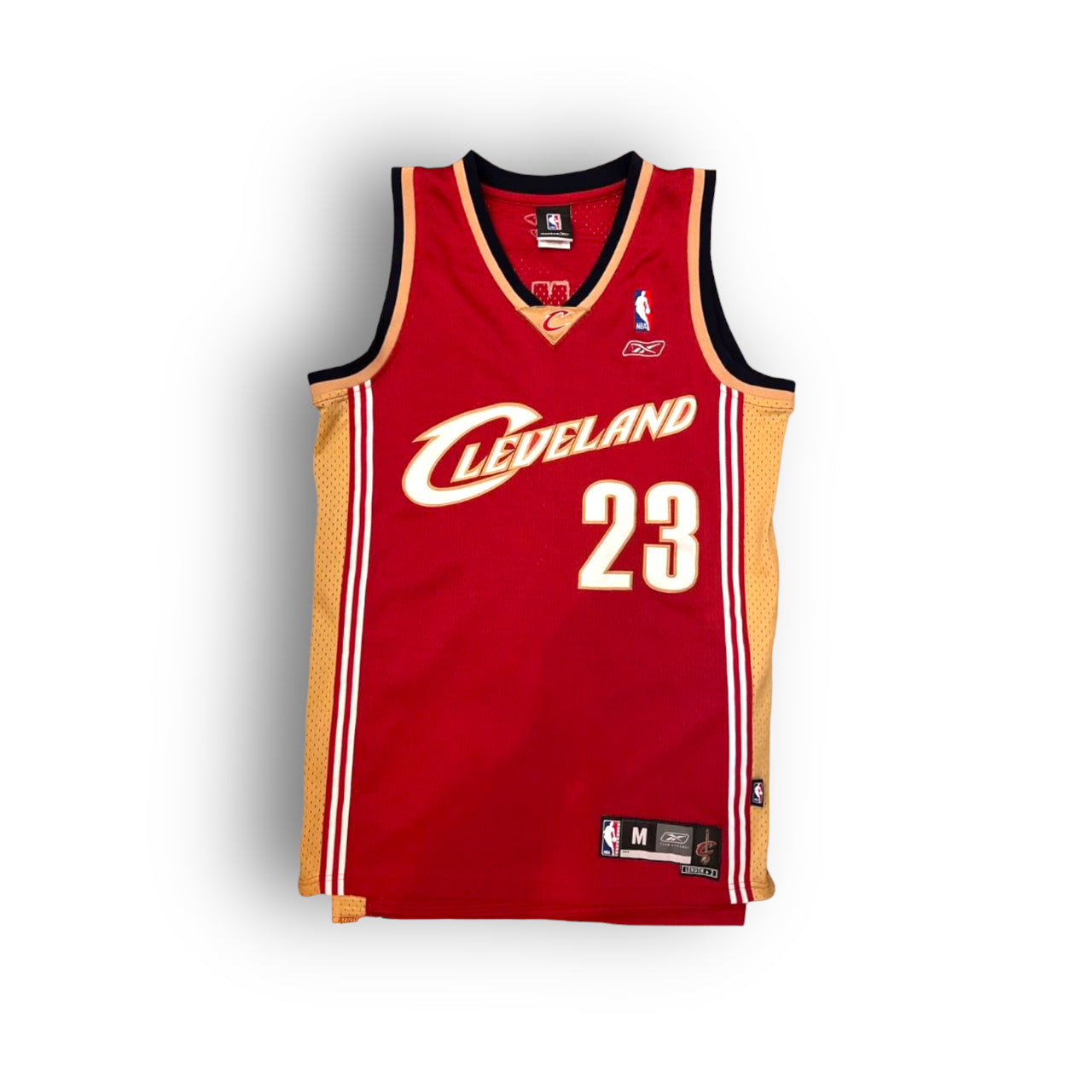 LeBron James Cleveland Cavaliers 2003-2006 Away Reebok Swingman Jersey Red - Hoop Jersey Store