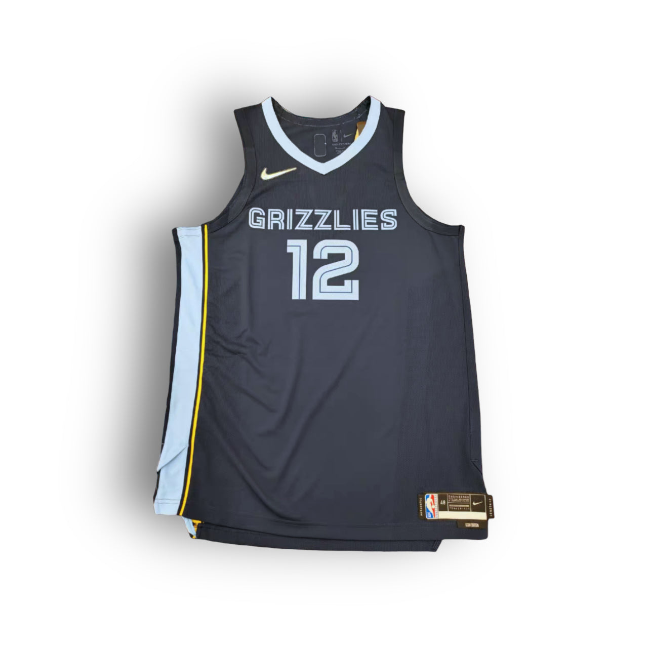 Ja Morant Memphis Grizzlies 2021-2022 NBA 75th Anniversary Icon Edition Nike Authentic Jersey - Blue - Hoop Jersey Store