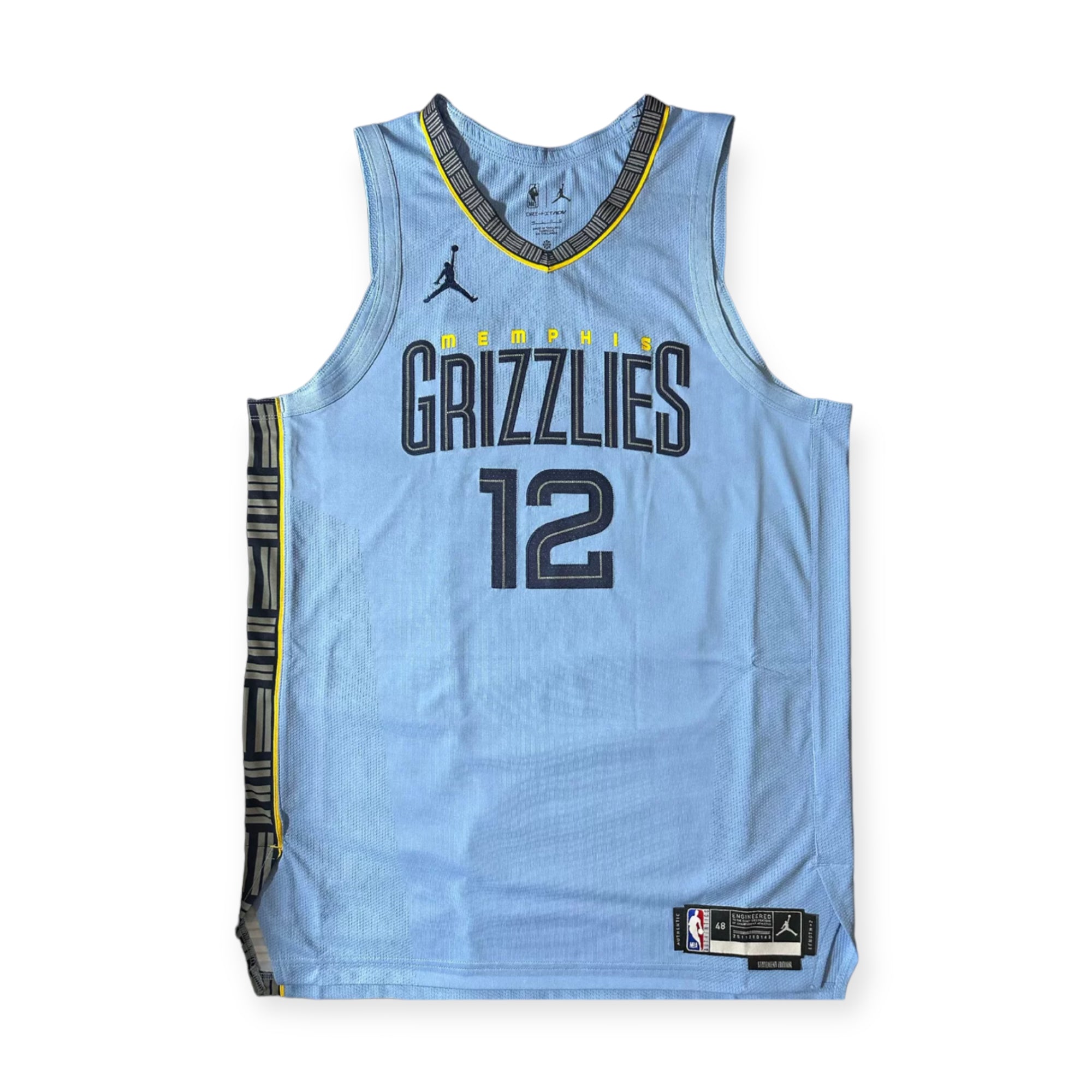 Ja Morant Memphis Grizzlies 2023-2024 Statement Edition Nike Authentic Jersey - Blue