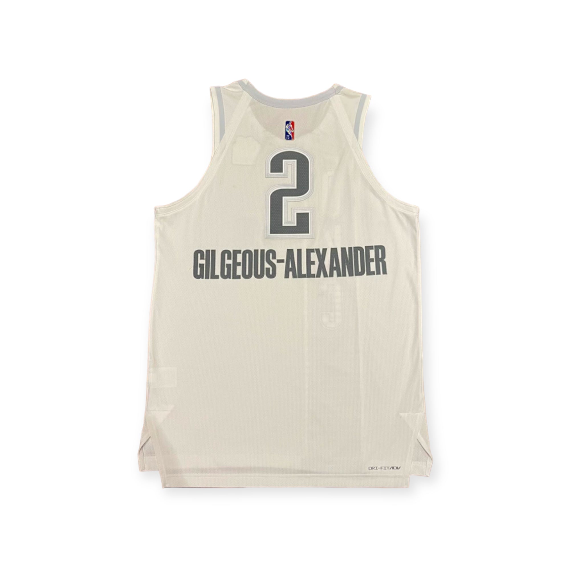 Shai Gilgeous-Alexander Oklahoma City Thunder 2021-2022 City Edition Nike Authentic Jersey - White